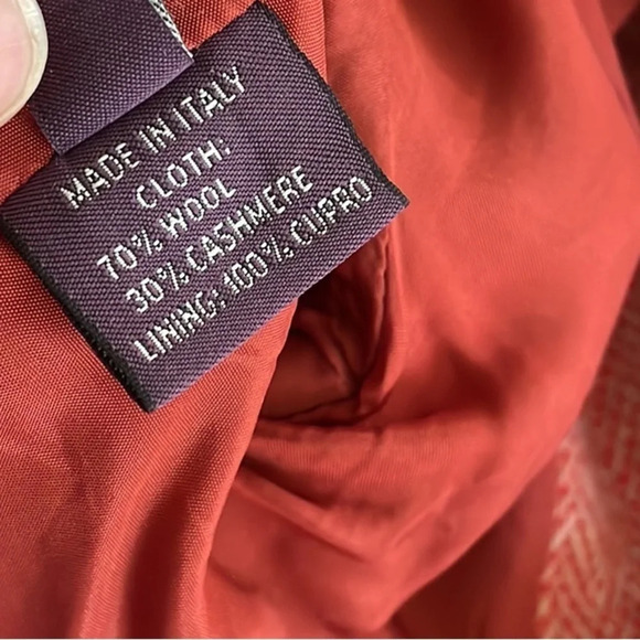 Asprey London Wool Cashmere Blend Jacket Made in Italy Size 4 - Picture 8 of 13